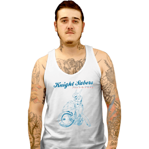 Shirts Tank Top, Unisex / Small / White Knight Sabers