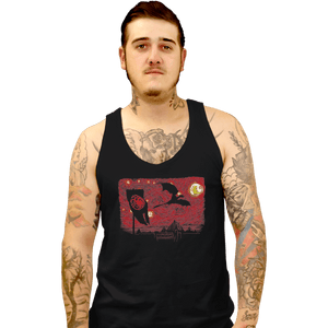 Shirts Tank Top, Unisex / Small / Black Starry Dragon