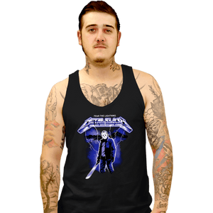 Daily_Deal_Shirts Tank Top, Unisex / Small / Black Metal Slash