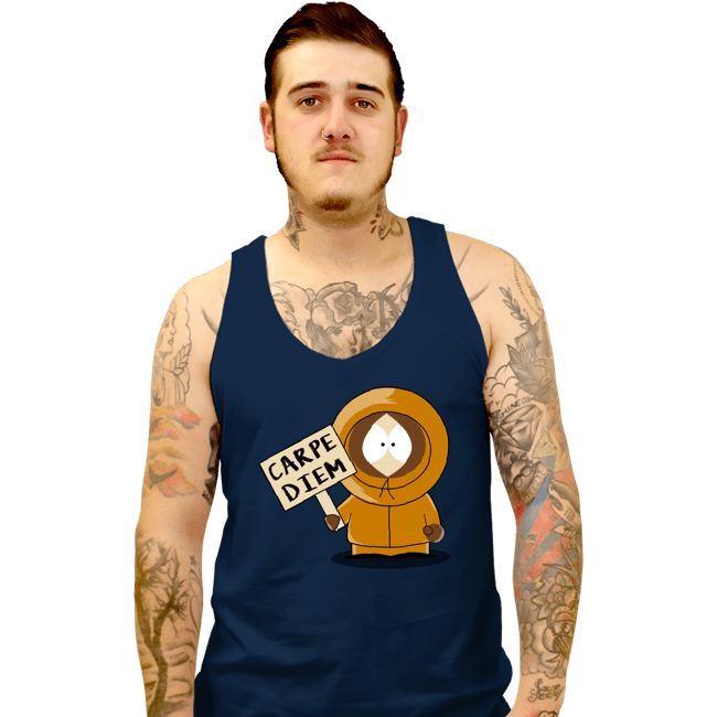 Shirts Tank Top, Unisex / Small / Navy Carpe Diem
