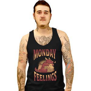 Daily_Deal_Shirts Tank Top, Unisex / Small / Black Monday Feelings