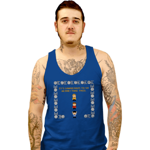 Daily_Deal_Shirts Tank Top, Unisex / Small / Royal Blue Take This Redshirt