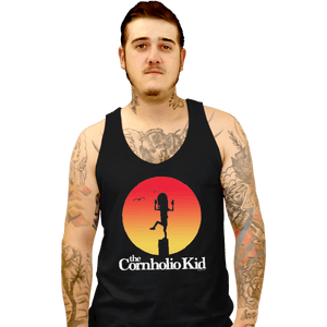 Shirts Tank Top, Unisex / Small / Black The Cornholio Kid
