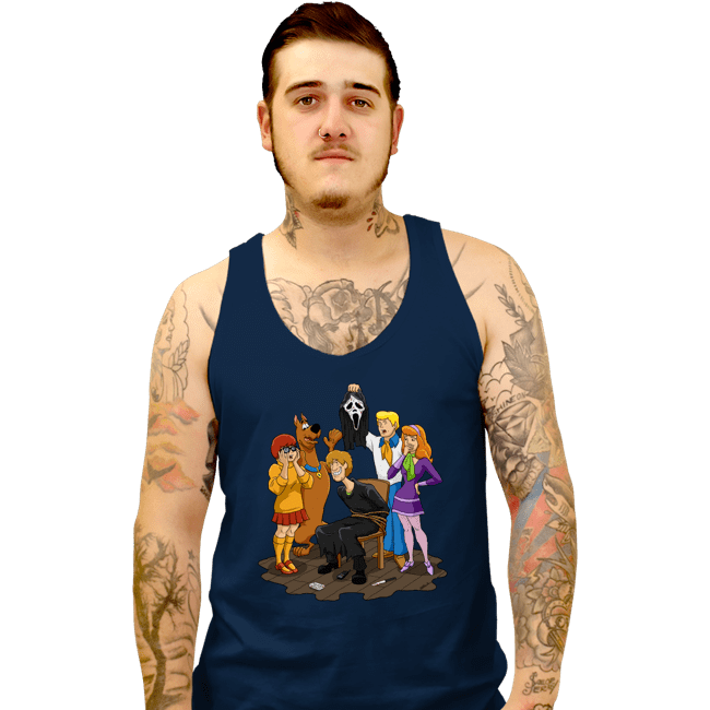 Secret_Shirts Tank Top, Unisex / Small / Navy Scooby Suprise