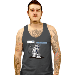 Secret_Shirts Tank Top, Unisex / Small / Charcoal R2 Captcha