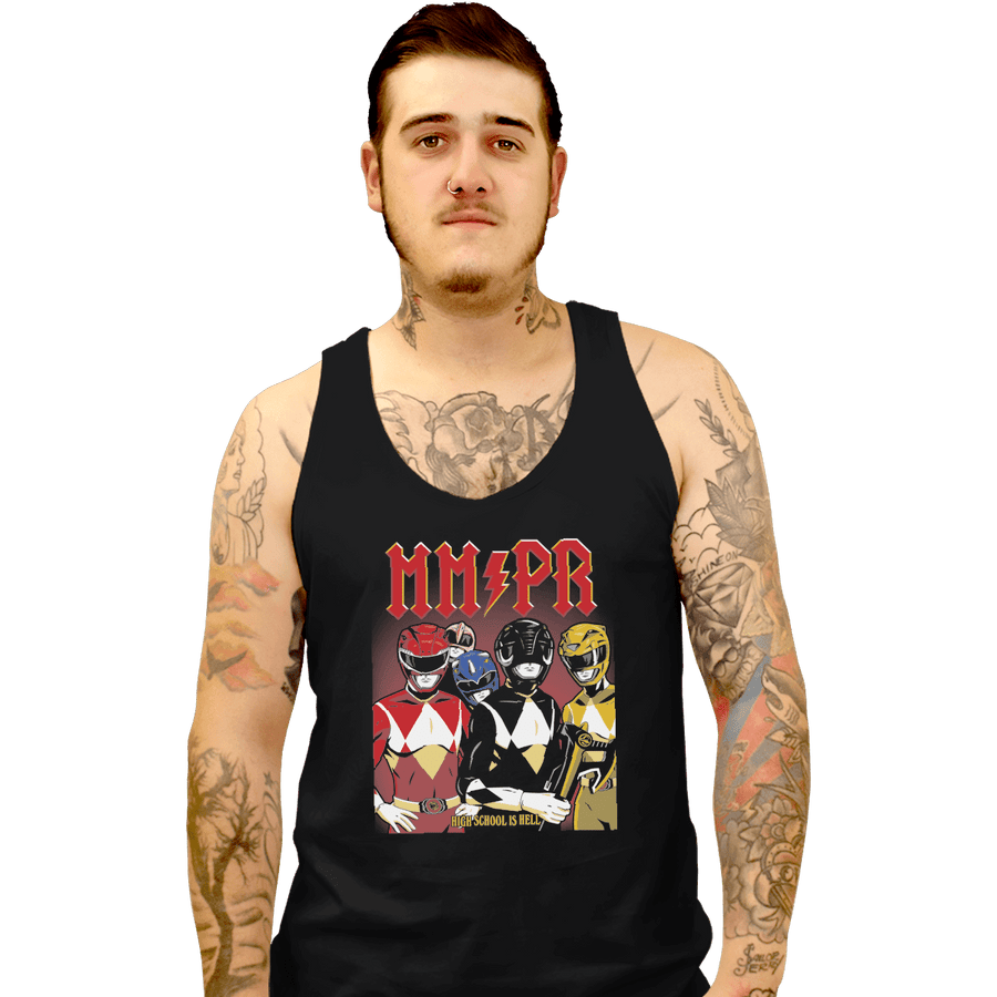 Shirts Tank Top, Unisex / Small / Black Highschool is Hell