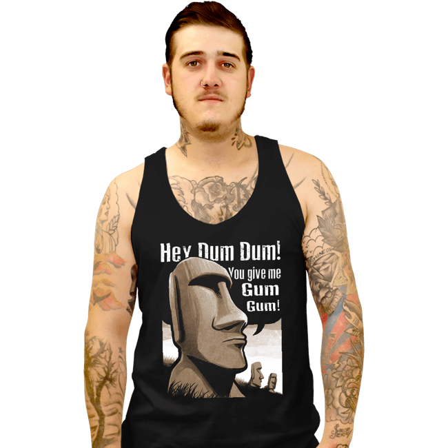 Daily_Deal_Shirts Tank Top, Unisex / Small / Black Hey Dum Dum