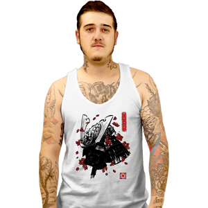 Daily_Deal_Shirts Tank Top, Unisex / Small / White The Darth Samurai