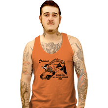 Load image into Gallery viewer, Secret_Shirts Tank Top, Unisex / Small / Orange Get Out Of Arkham Card
