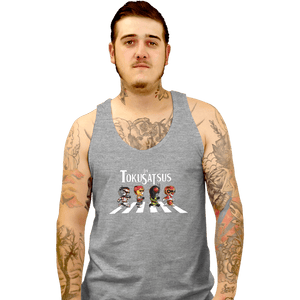 Daily_Deal_Shirts Tank Top, Unisex / Small / Sports Grey Tokusatsu Road