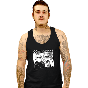 Daily_Deal_Shirts Tank Top, Unisex / Small / Black Sonic Captains