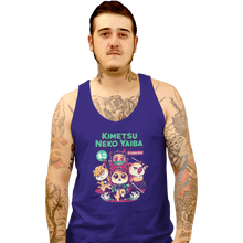 Load image into Gallery viewer, Shirts Tank Top, Unisex / Small / Violet Kimetsu Neko Yaiba
