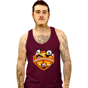 Shirts Tank Top, Unisex / Small / Maroon Homicidalmaniacs