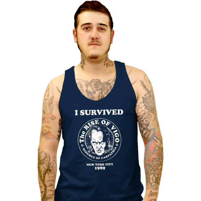 Secret_Shirts Tank Top, Unisex / Small / Navy Surviving Vigo