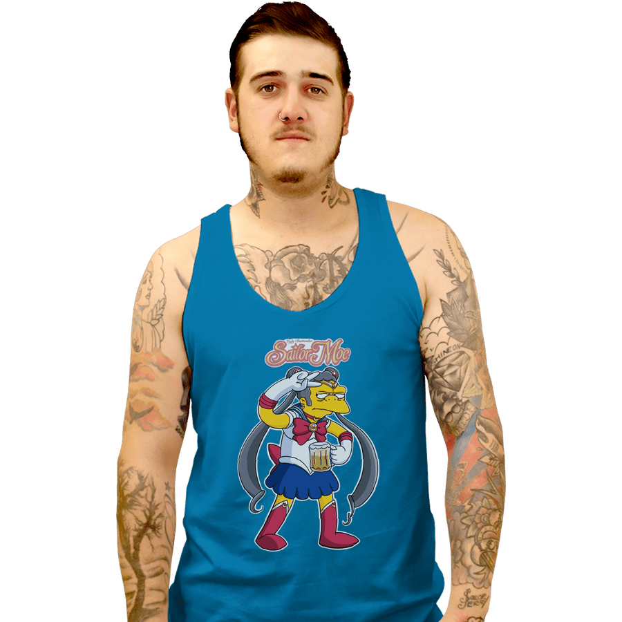 Shirts Tank Top, Unisex / Small / Sapphire Sailor Moe