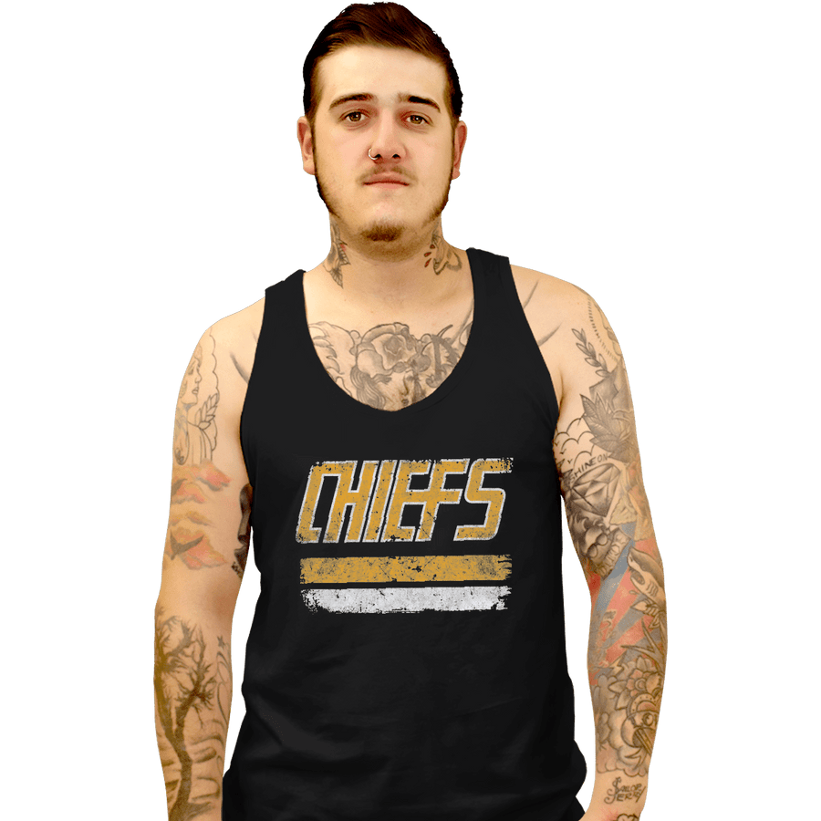 Shirts Tank Top, Unisex / Small / Black Chiefs Retro