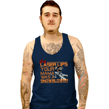 Load image into Gallery viewer, Daily_Deal_Shirts Tank Top, Unisex / Small / Navy Hey Laser Lips!
