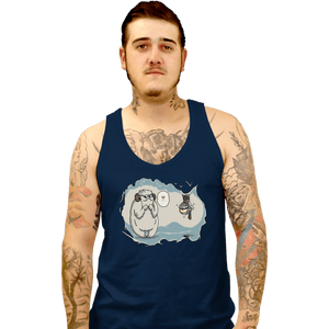 Daily_Deal_Shirts Tank Top, Unisex / Small / Navy Hoth In Here