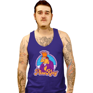 Secret_Shirts Tank Top, Unisex / Small / Violet The King Of Snow