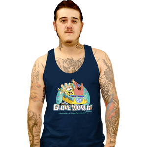 Secret_Shirts Tank Top, Unisex / Small / Navy Glove World