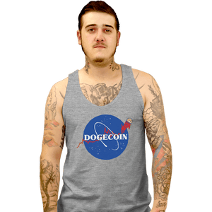 Daily_Deal_Shirts Tank Top, Unisex / Small / Sports Grey Nasa Doge