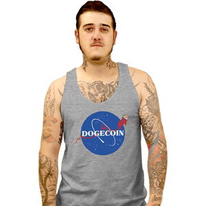 Daily_Deal_Shirts Tank Top, Unisex / Small / Sports Grey Nasa Doge