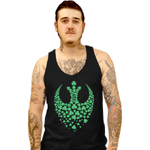 Load image into Gallery viewer, Secret_Shirts Tank Top, Unisex / Small / Black Shamrock Rebel
