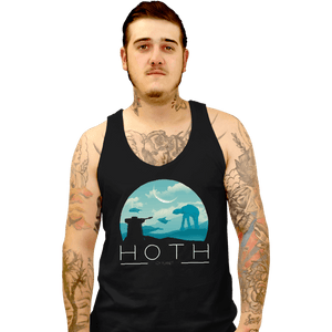 Shirts Tank Top, Unisex / Small / Black Icey Planet