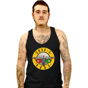 Daily_Deal_Shirts Tank Top, Unisex / Small / Black Guns N Bros