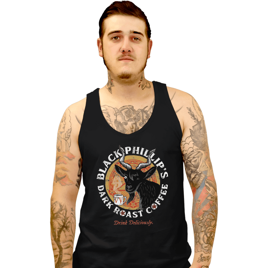 Shirts Tank Top, Unisex / Small / Black Phillip's Dark Roast