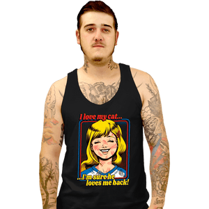 Secret_Shirts Tank Top, Unisex / Small / Black Love My Cats