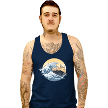 Load image into Gallery viewer, Daily_Deal_Shirts Tank Top, Unisex / Small / Navy The Great Wave of the Ringwraiths
