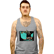 Load image into Gallery viewer, Daily_Deal_Shirts Tank Top, Unisex / Small / Sports Grey Gizmo And Stripe
