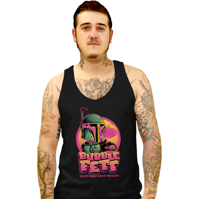 Daily_Deal_Shirts Tank Top, Unisex / Small / Black Bubble Fett