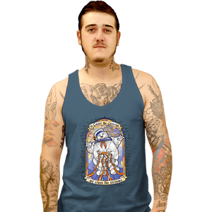 Shirts Tank Top, Unisex / Small / Indigo Blue In Gozer We Trust