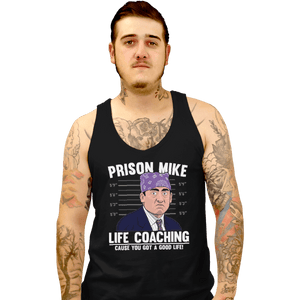 Shirts Tank Top, Unisex / Small / Black Prison Mike