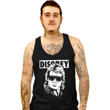 Load image into Gallery viewer, Secret_Shirts Tank Top, Unisex / Small / Black Live To Disobey

