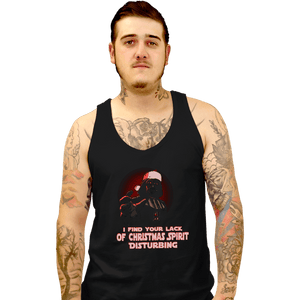 Daily_Deal_Shirts Tank Top, Unisex / Small / Black Disturbing Xmas