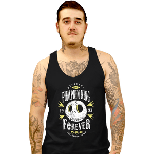 Shirts Tank Top, Unisex / Small / Black Pumpkin King Forever