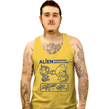Load image into Gallery viewer, Secret_Shirts Tank Top, Unisex / Small / Gold Alien Guide
