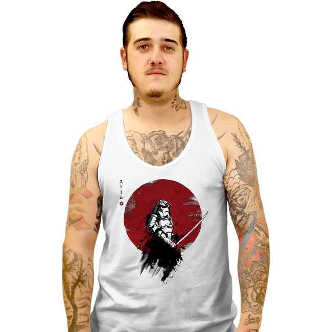 Shirts Tank Top, Unisex / Small / White Storm Samurai