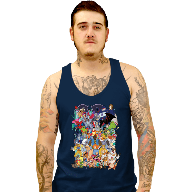 Secret_Shirts Tank Top, Unisex / Small / Navy Saturday Mornings!