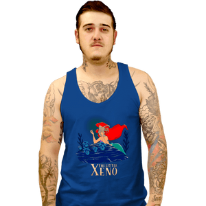 Daily_Deal_Shirts Tank Top, Unisex / Small / Royal Blue The Little Xeno