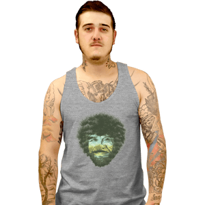 Shirts Tank Top, Unisex / Small / Sports Grey Bob Ross