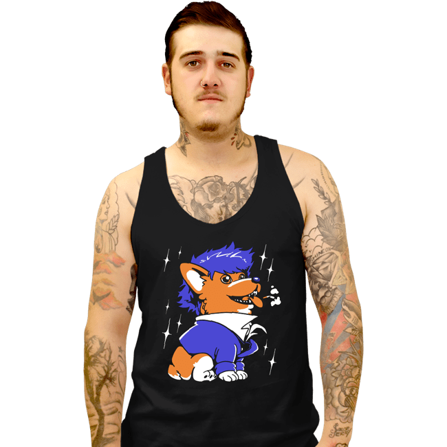Daily_Deal_Shirts Tank Top, Unisex / Small / Black Space Corgiboy