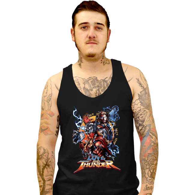 Secret_Shirts Tank Top, Unisex / Small / Black Thunder And Love