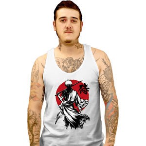 Daily_Deal_Shirts Tank Top, Unisex / Small / White Gintoki Sumi-e