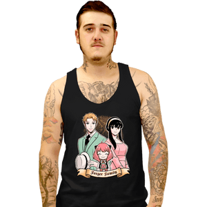 Daily_Deal_Shirts Tank Top, Unisex / Small / Black Spy Family Portrait
