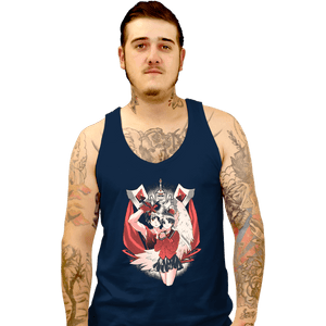 Daily_Deal_Shirts Tank Top, Unisex / Small / Navy Fortune Teller