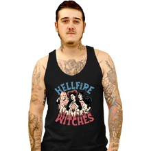 Load image into Gallery viewer, Secret_Shirts Tank Top, Unisex / Small / Black Hellfire Witches
